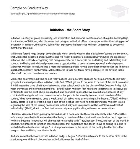thecsm stories|Initiation .